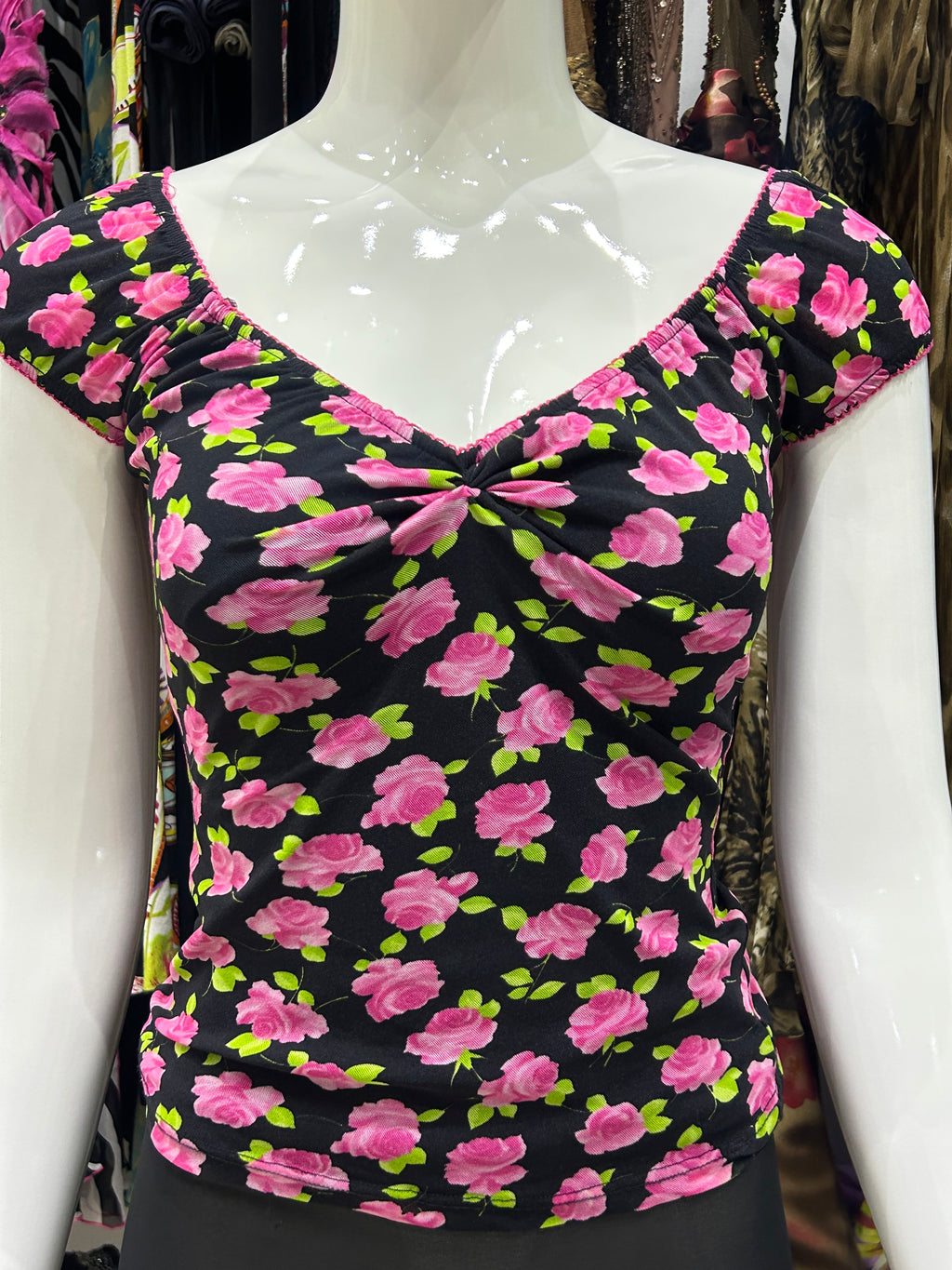 Rose Motif Top
