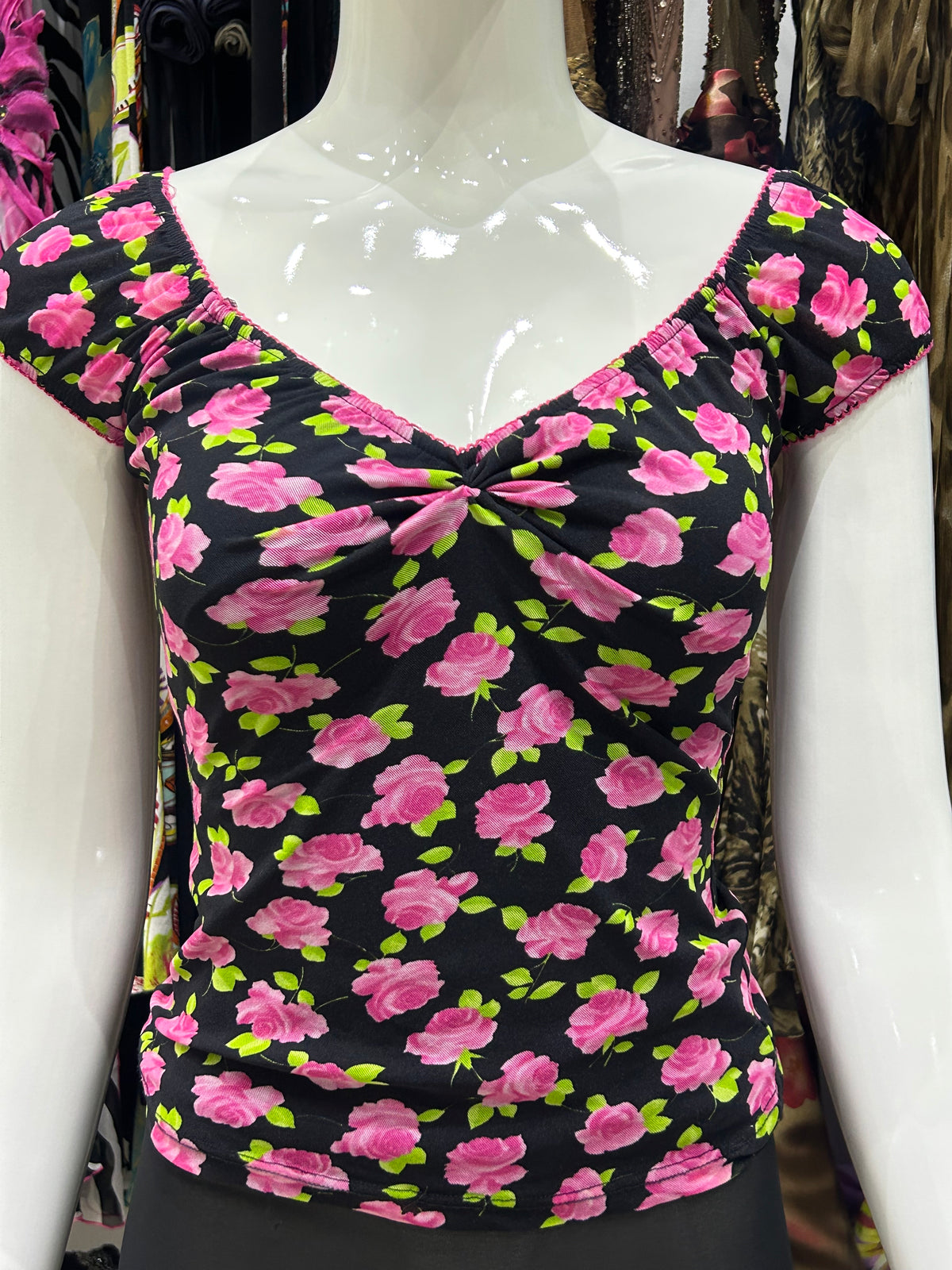 Rose Motif Top