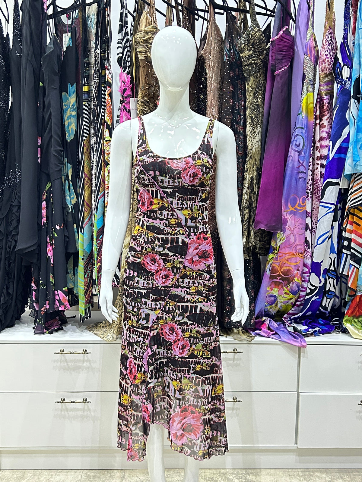 The Rosé Manuscript Vintage Dress front side