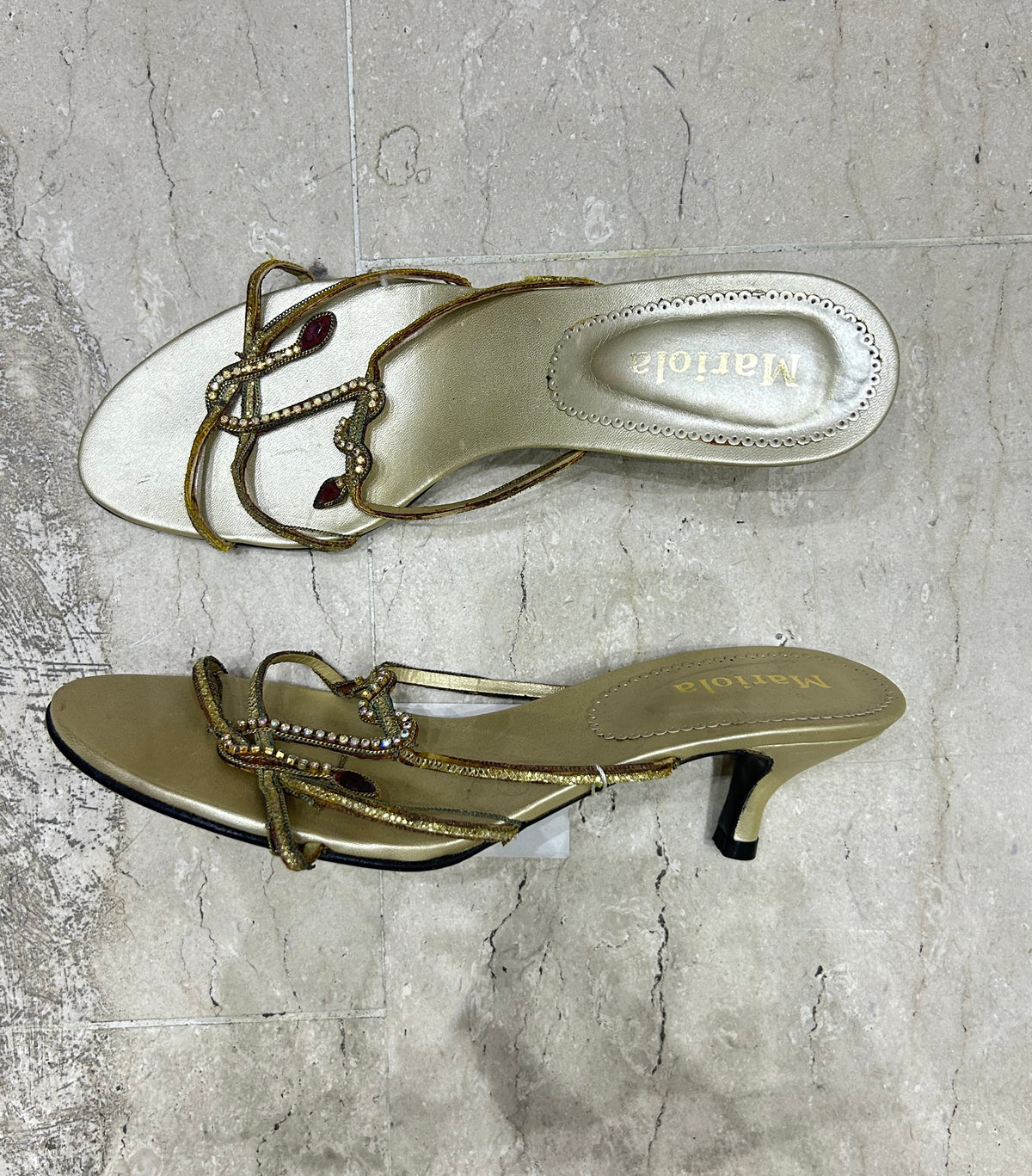 The Sun Serpent Vintage Heels