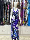 The Indigo Mirage Vintage Dress front