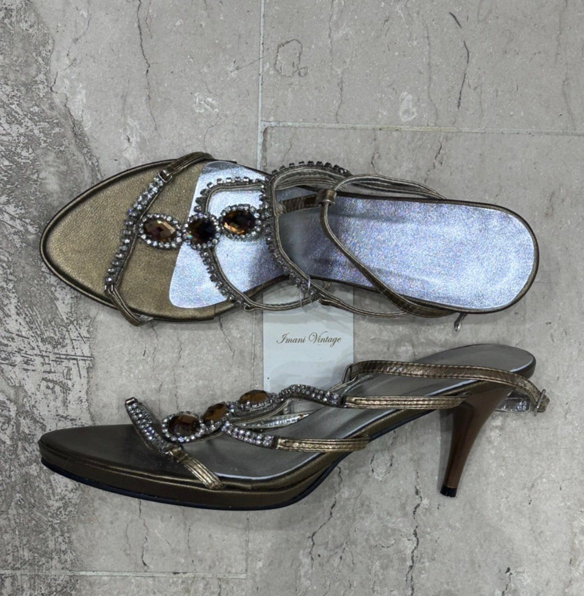 The Celestia Jewel Vintage Heels