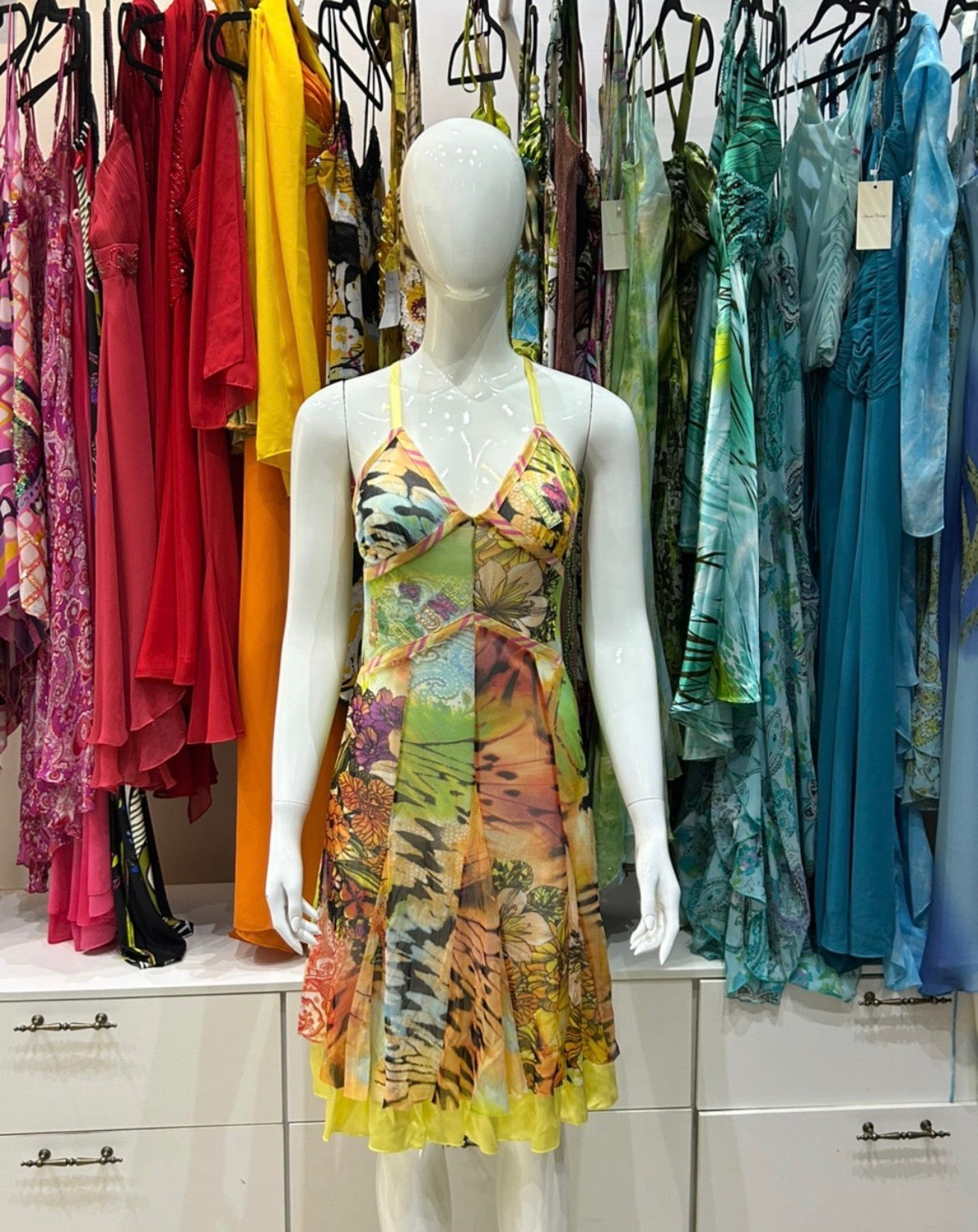The Kaleidoscope Vintage Dress front