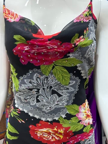 Midnight Garden Slip Dress