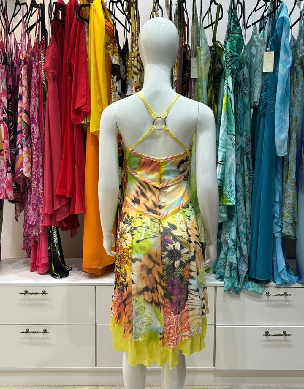 The Kaleidoscope Vintage Dress back
