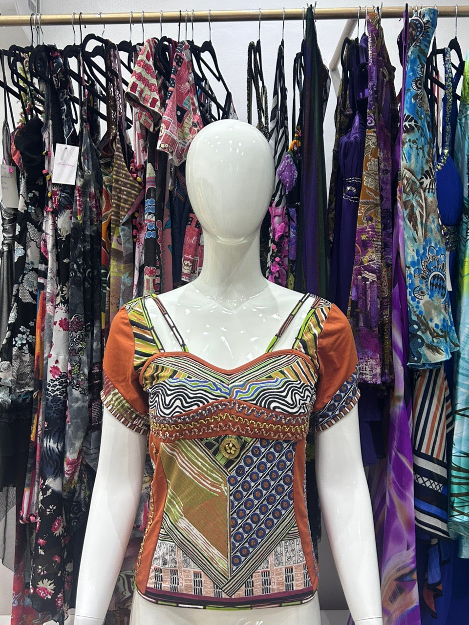 Save The Queen Nomad Vintage muse Top – artistic mesh top by Save The Queen