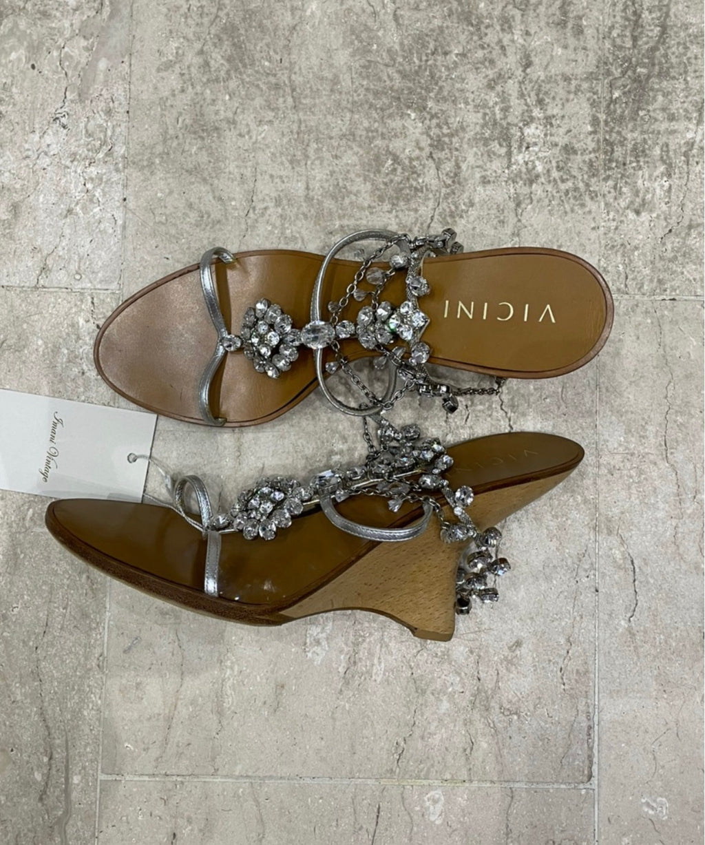 The Crystal Cascade Sandals