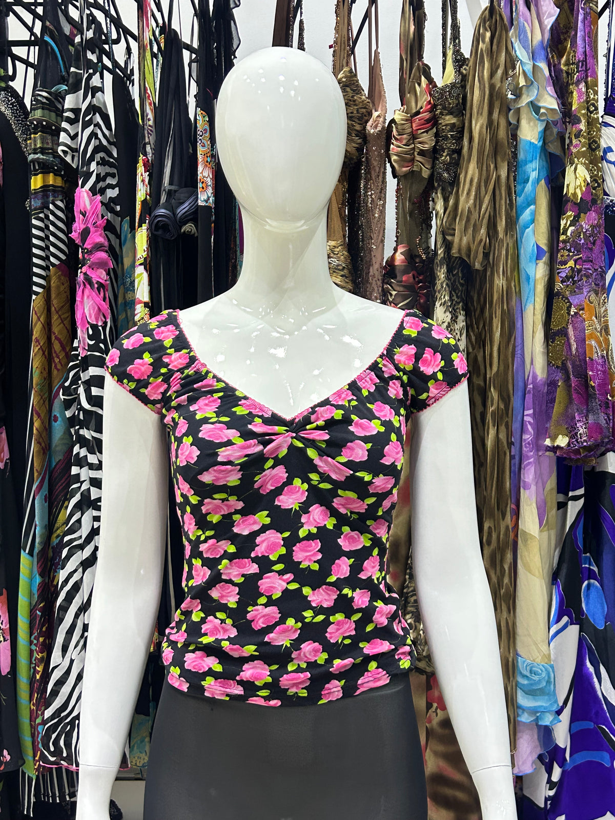 Rose Motif Top