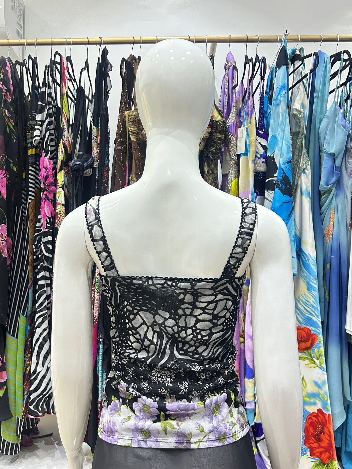 Lilac Patchwork Top