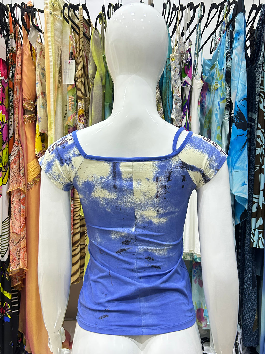 Periwinkle Mosaic Top