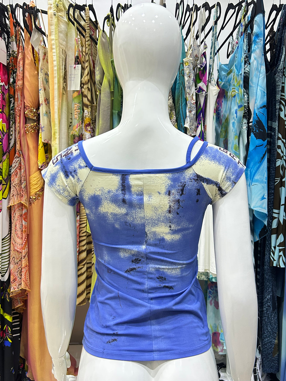 Periwinkle Mosaic Top