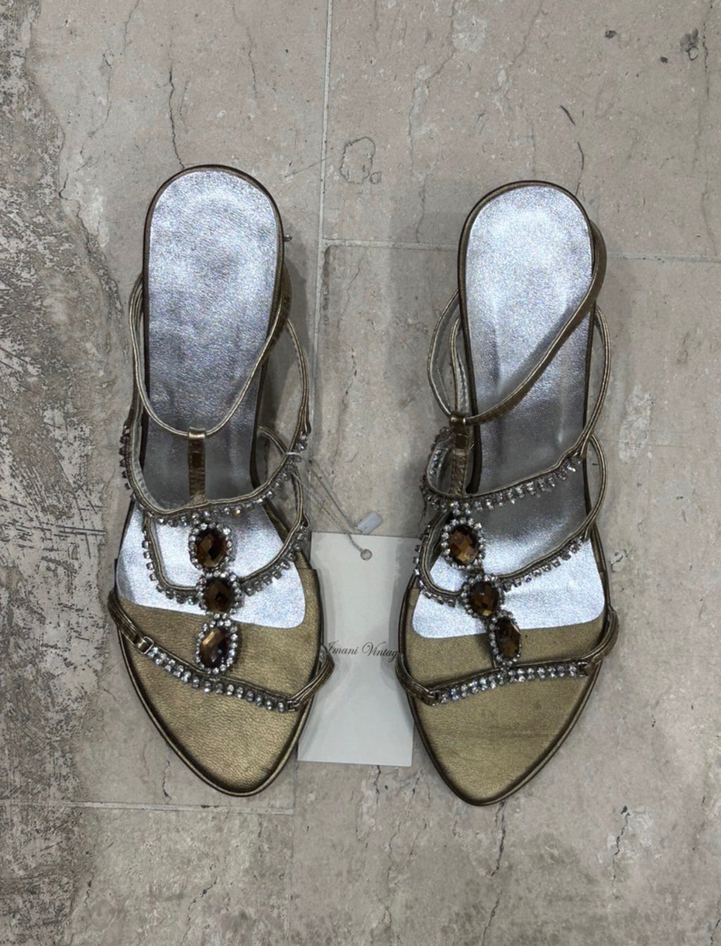 The Celestia Jewel Vintage Heels