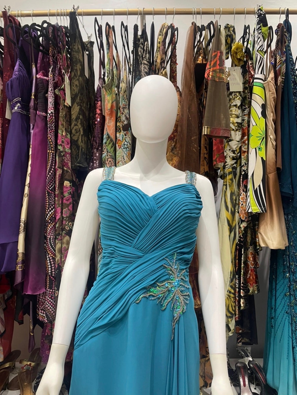 blue Vintage Dress