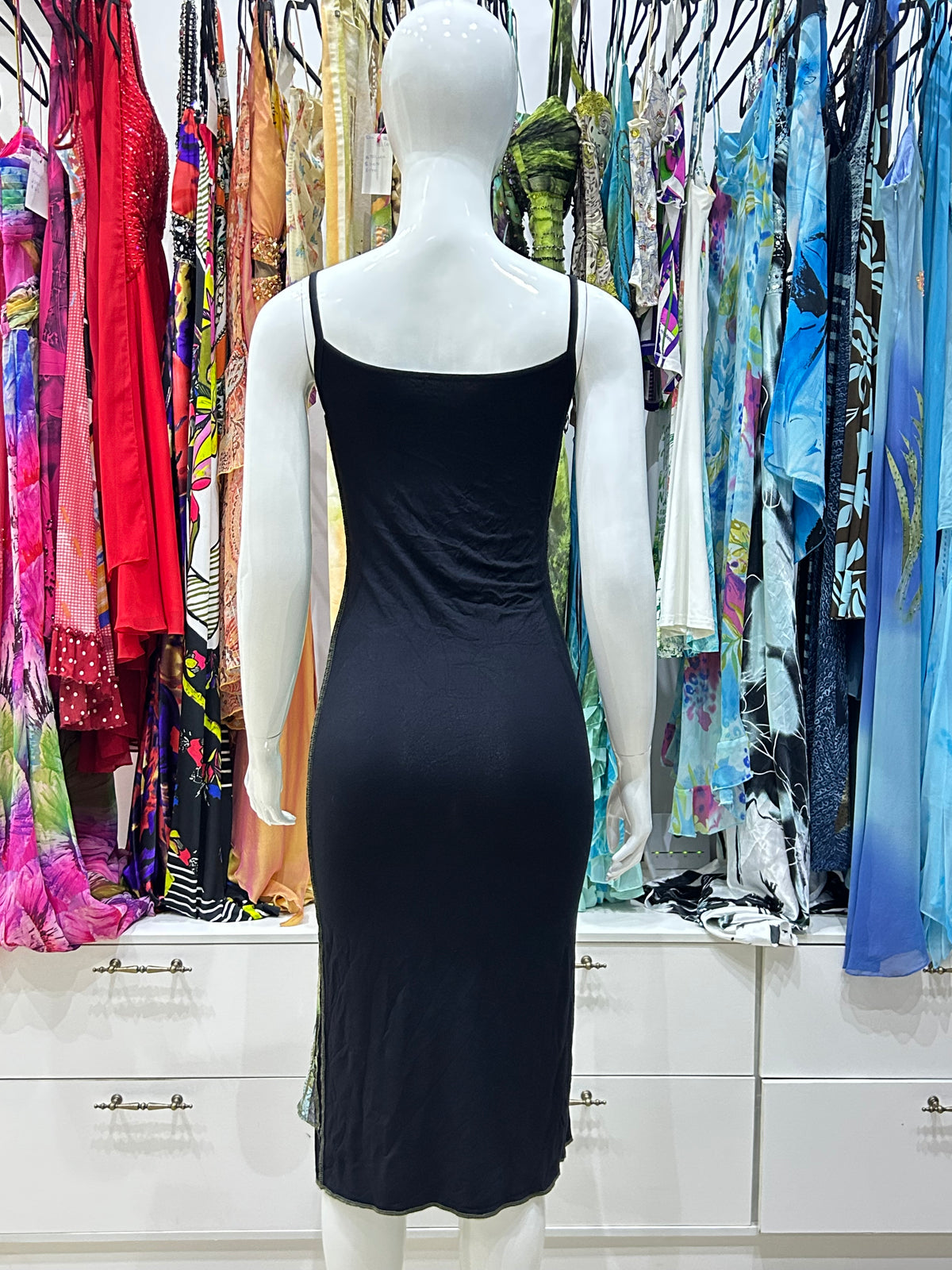 Jade Patchwork Dress