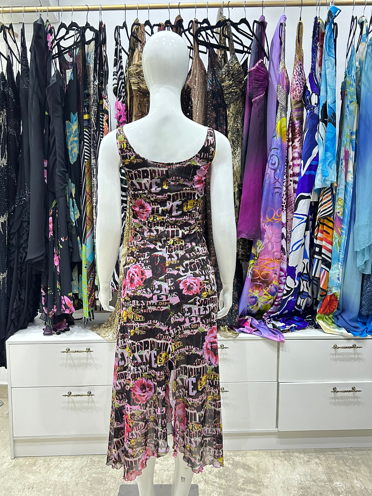 The Rosé Manuscript Vintage Dress back side