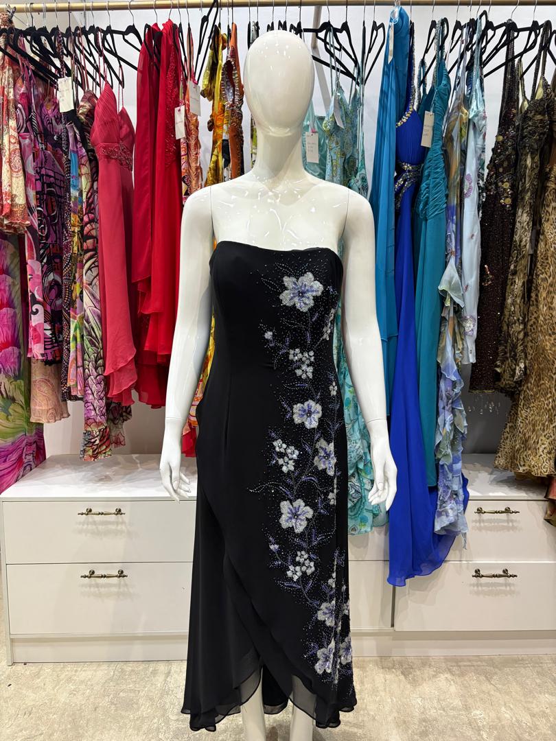 The Crystal Cascade Vintage Dress front