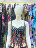 Rouge Mosaic Top