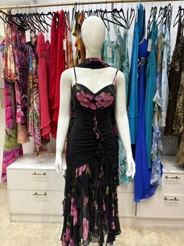 The Noir Rose Dress