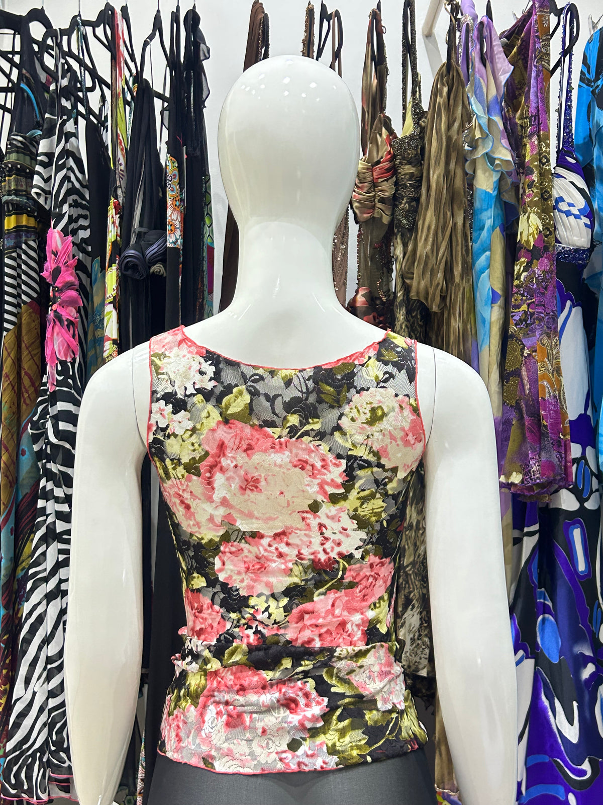 Rosette Lace Top