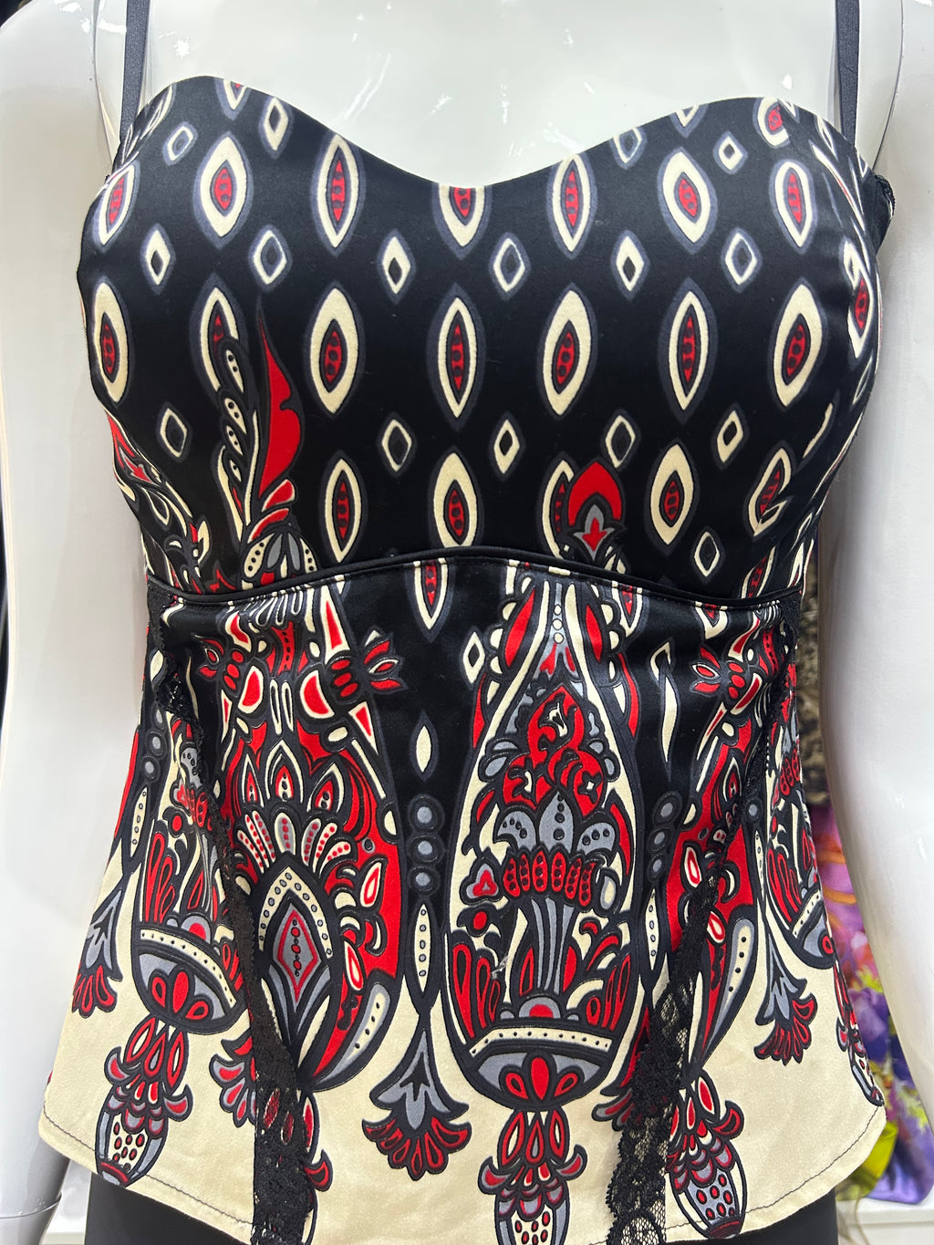 Rouge Mosaic Top