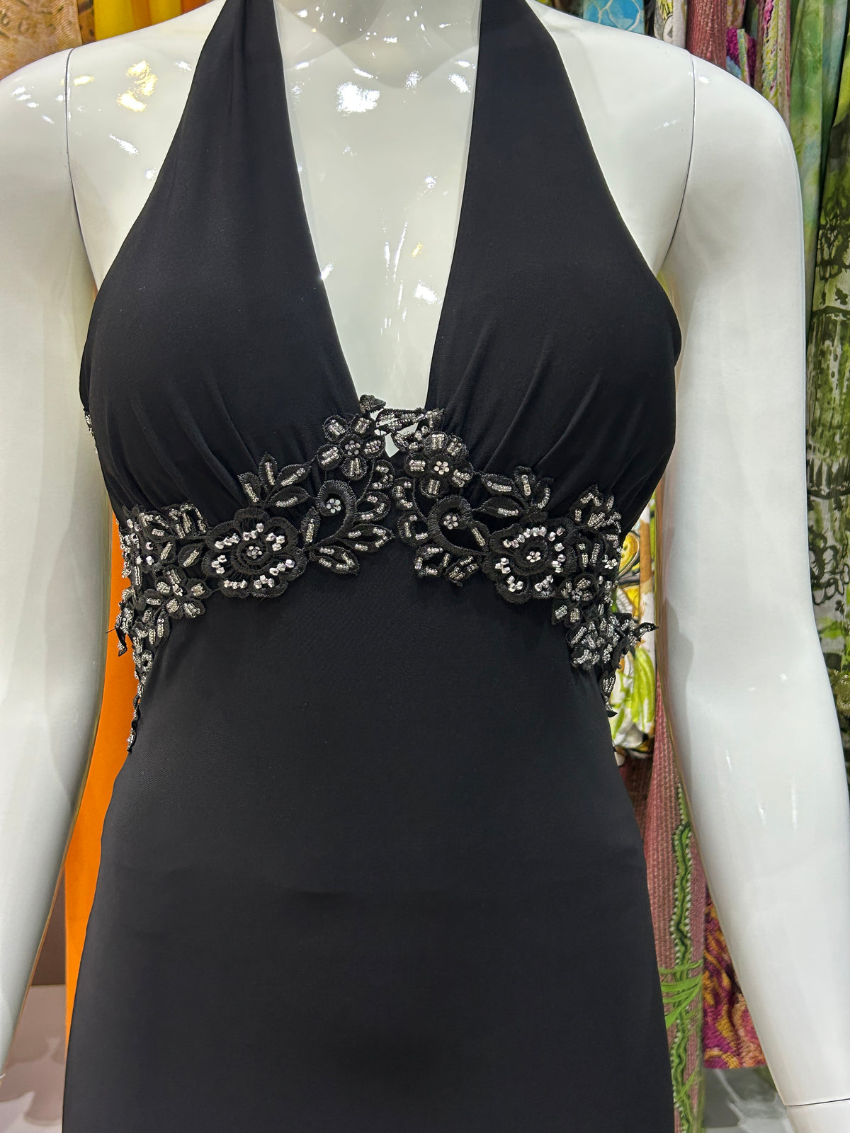 The Noir Rose Maxi Dress