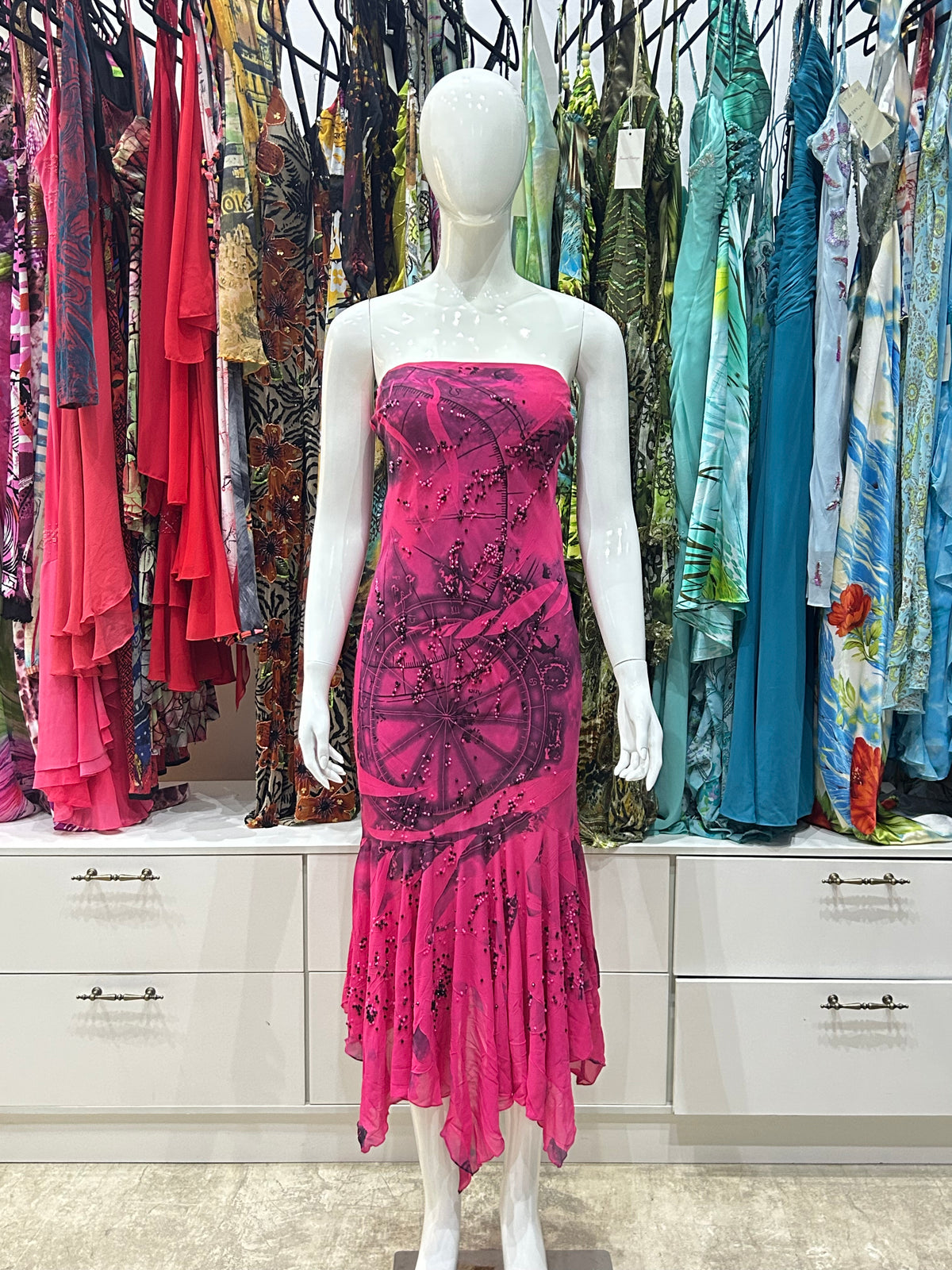 The Magenta Mermaid Dress