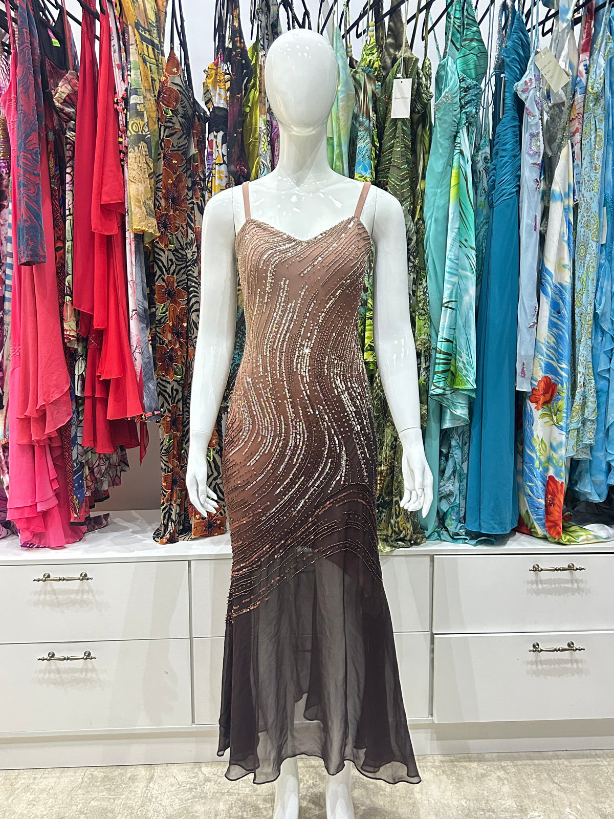 The Bronze Stardust Dress