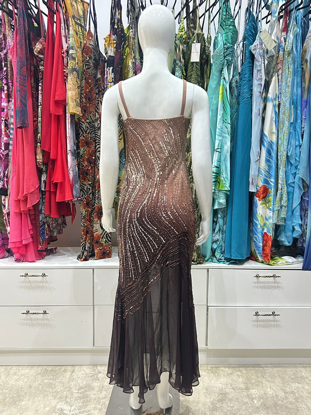 The Bronze Stardust Dress