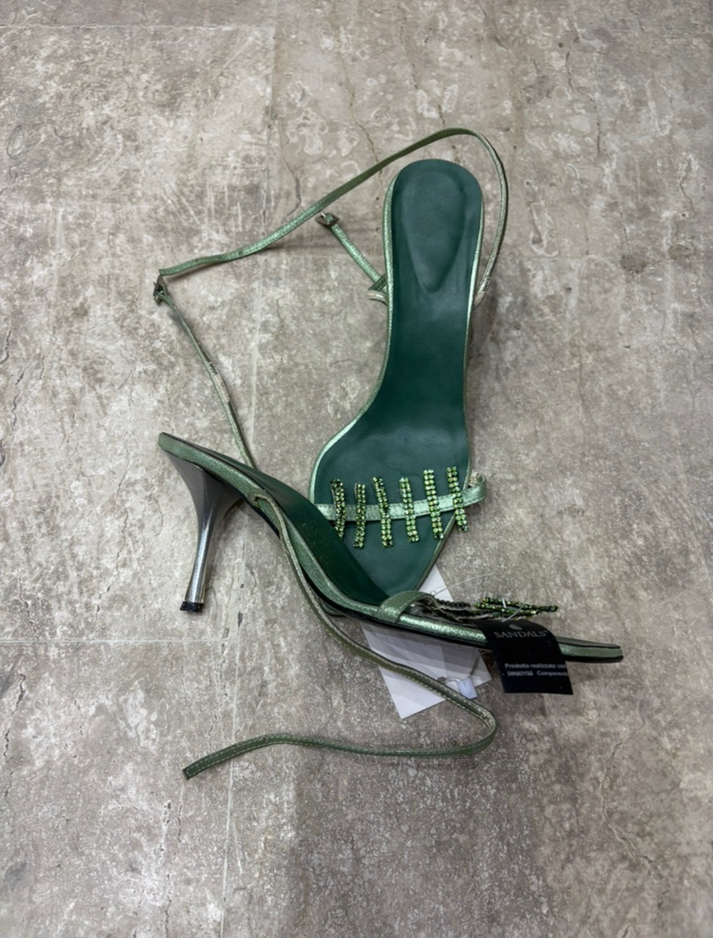 The Emerald Cross Glimmer Heels