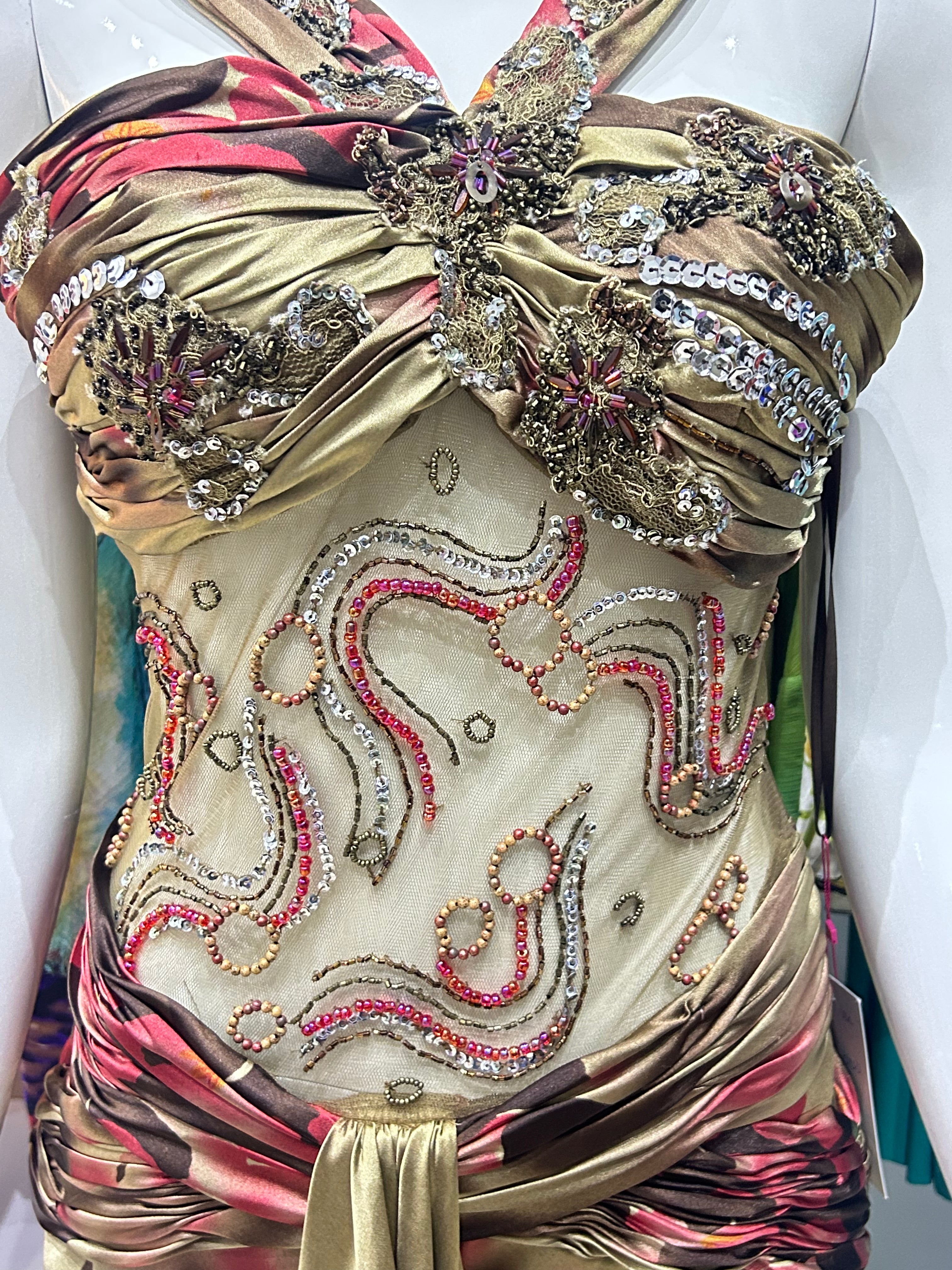 The Bronze Bloom Dress