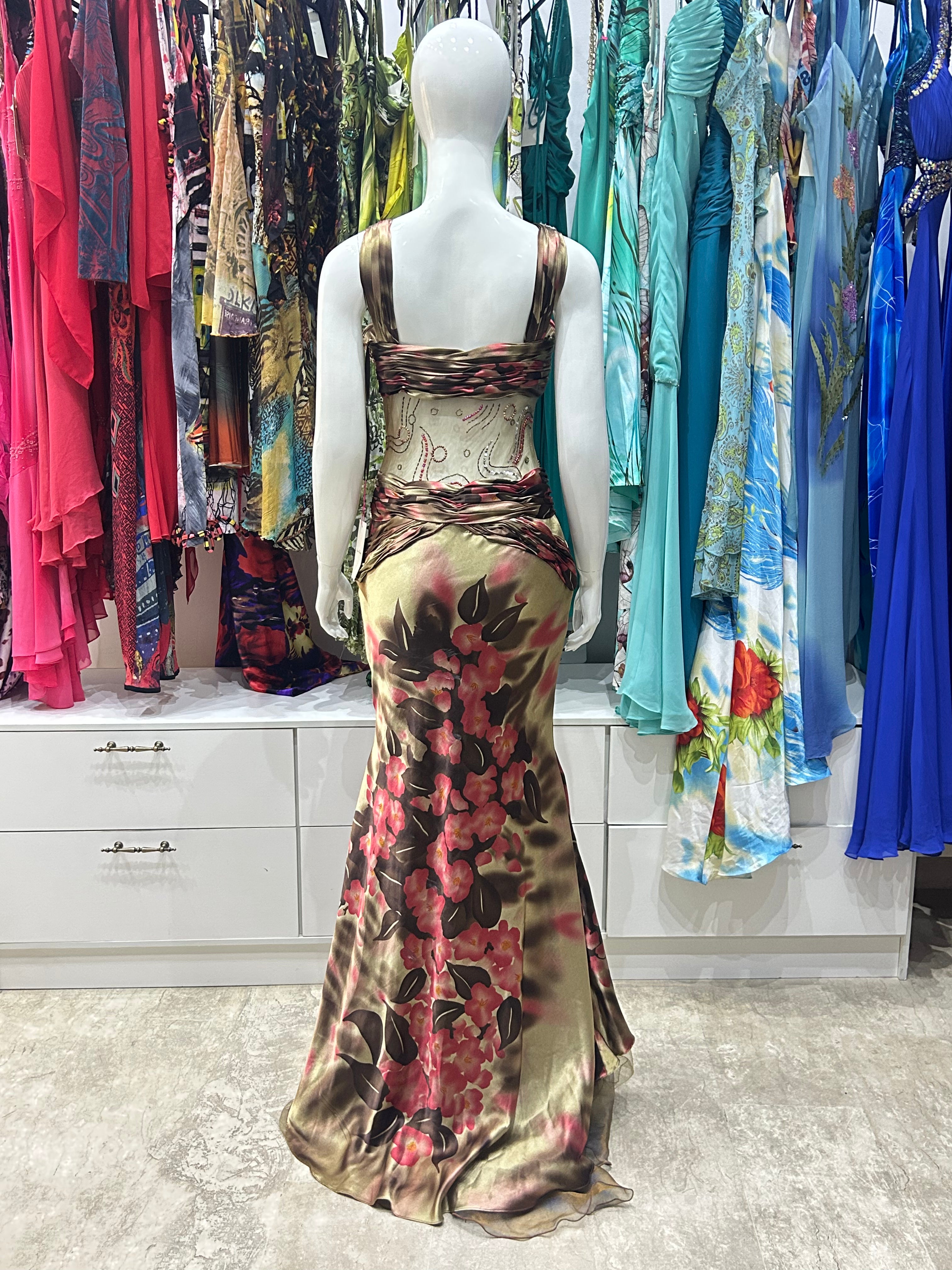 The Bronze Bloom Dress