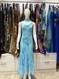 Aquamarine Beaded Gown
