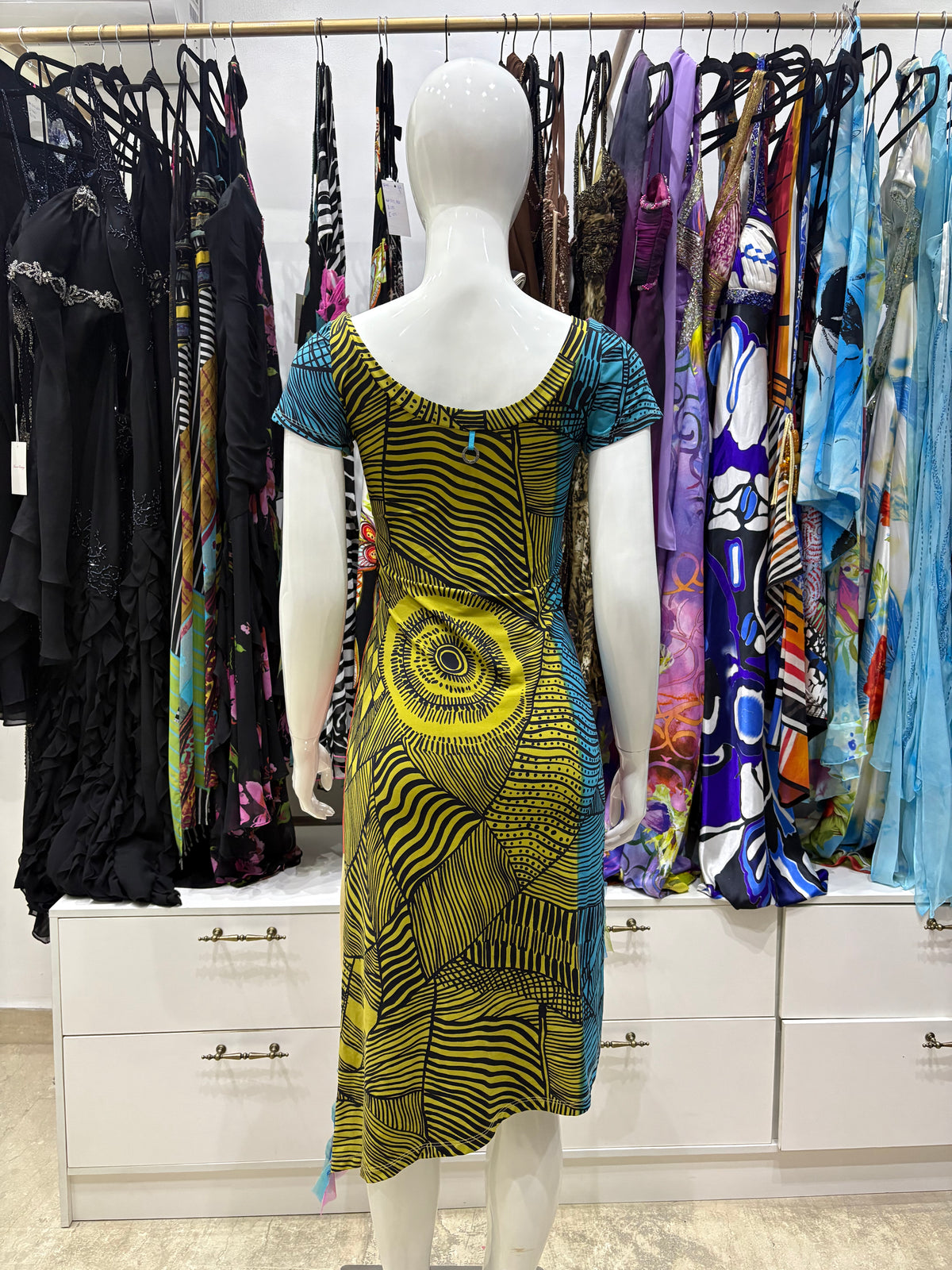 Save the Queen Abstract Dress