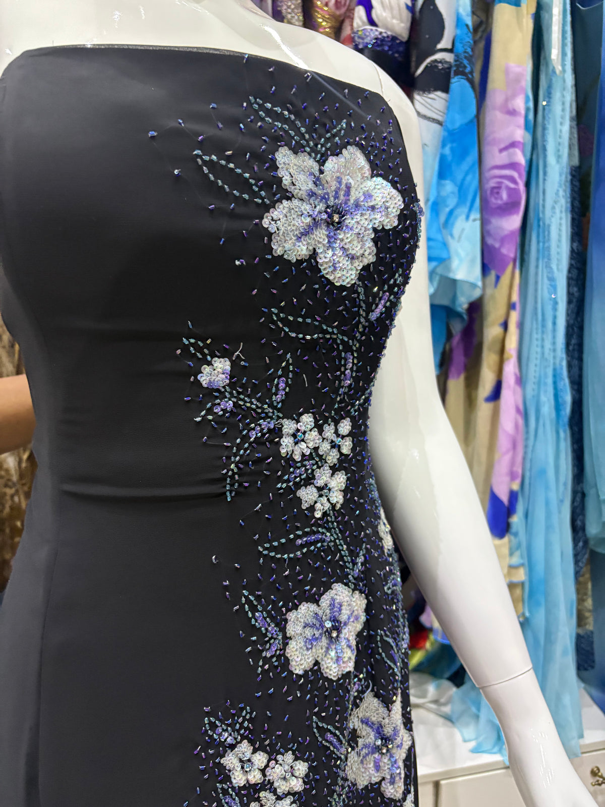 The Crystal Cascade Dress